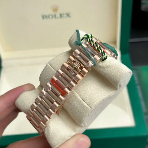 Replica Rolex Day Date Rose Gold – Chocolate Dial - Image 5