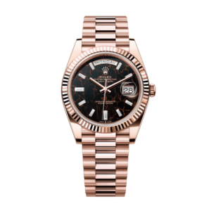 Replica Rolex Day Date Rose Gold – Eisenkiesel Dial