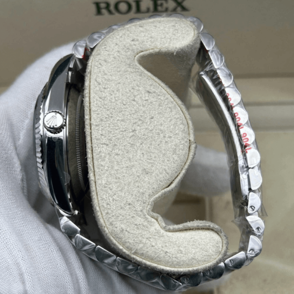 Replica Rolex Day Date White Gold Black Dial - Image 5