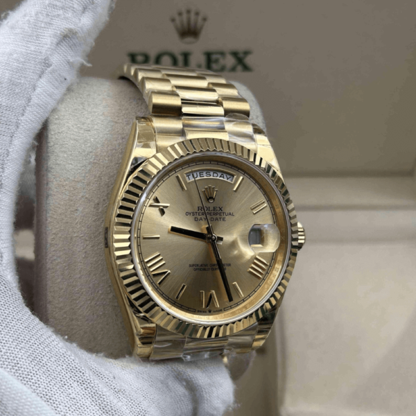 Replica Rolex Day Date Yellow Gold/Dial - Image 5