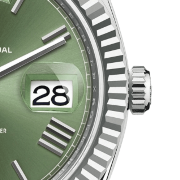 Replica Rolex Day Date White Gold Green Dial - Image 4