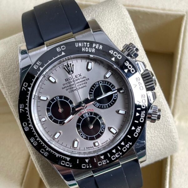 Replica Rolex Daytona Cosmograph OysterFlex - White Gold - Image 3