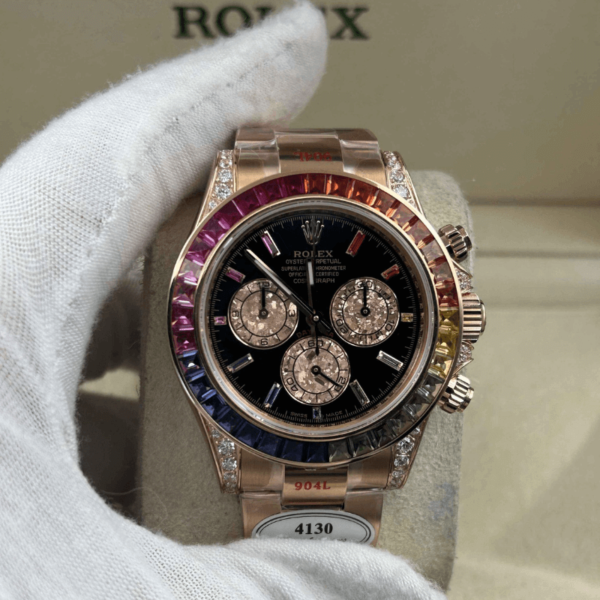 Replica Rolex Daytona Cosmograph Rainbow Diamonds - Image 2
