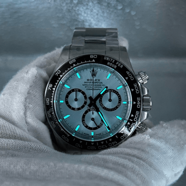 Replica Rolex Daytona Cosmograph Silver Tiffany Dial - Image 4