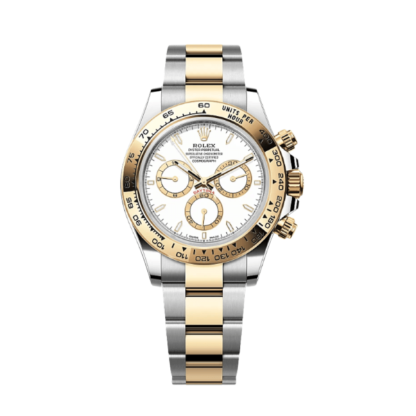 Replica Rolex Daytona Cosmograph Gold White Dial - Image 9