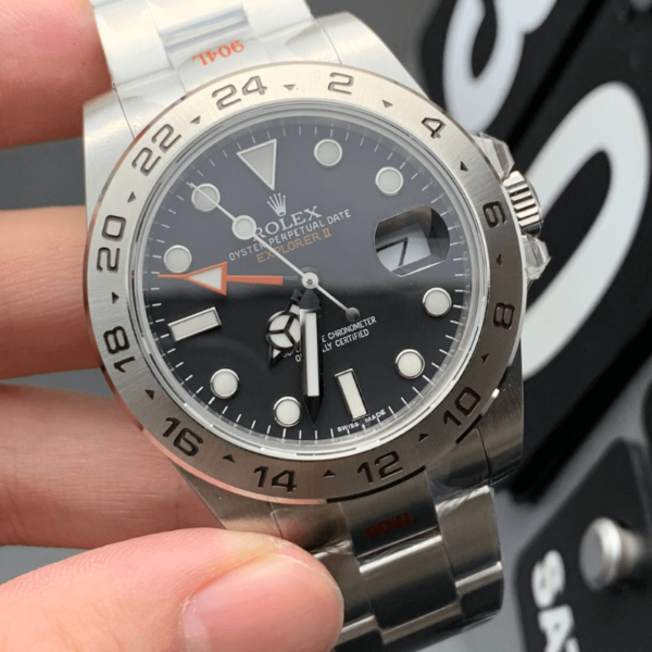Replica Rolex Explorer II Osyter - Black Dial - Image 2