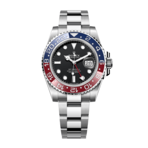 Replica Rolex GMT Master II Oyster PEPSI Black Dial
