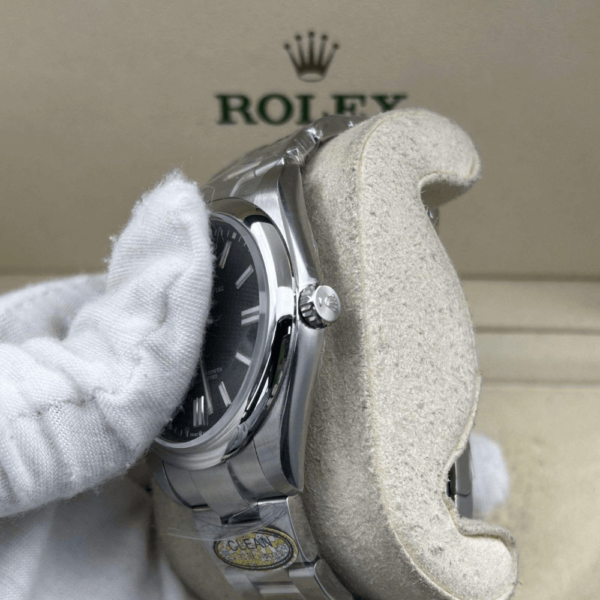 Replica Rolex Oyster Perpetual Black Dial 36mm - Image 4
