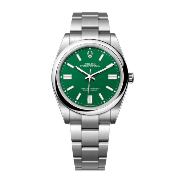 Replica Rolex Oyster Perpetual Orange Dial 41mm - Vibrant red - Image 8