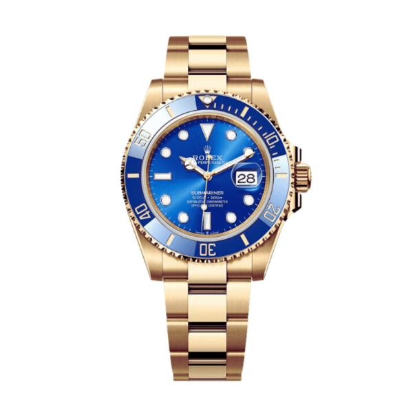 Replica Rolex Oyster Submariner Gold Black Dial - Image 12