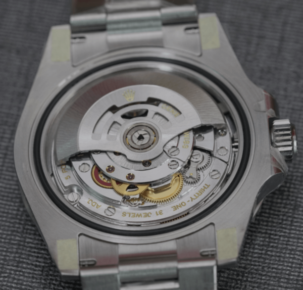Replica Rolex Oyster Submariner Silver Black Dial - Image 6