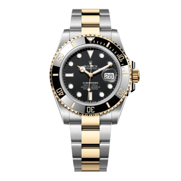 Replica Rolex Oyster Submariner Gold Black Dial - Image 11
