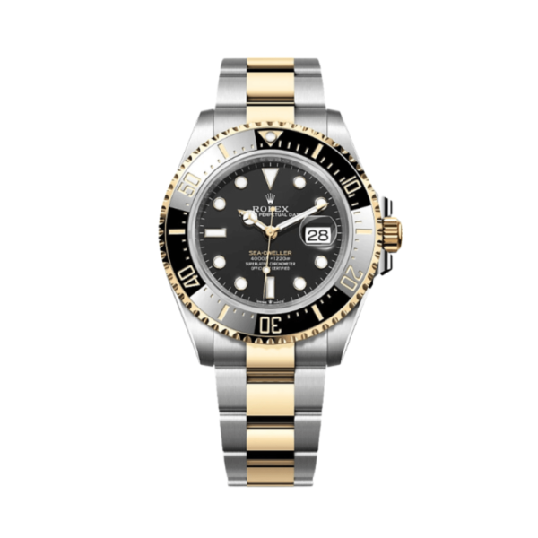 Replica Rolex Sea Dweller Two Tone - Black Dial