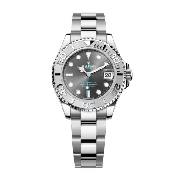 Replica Rolex Yacht Master Oyster Silver - Grey Dial