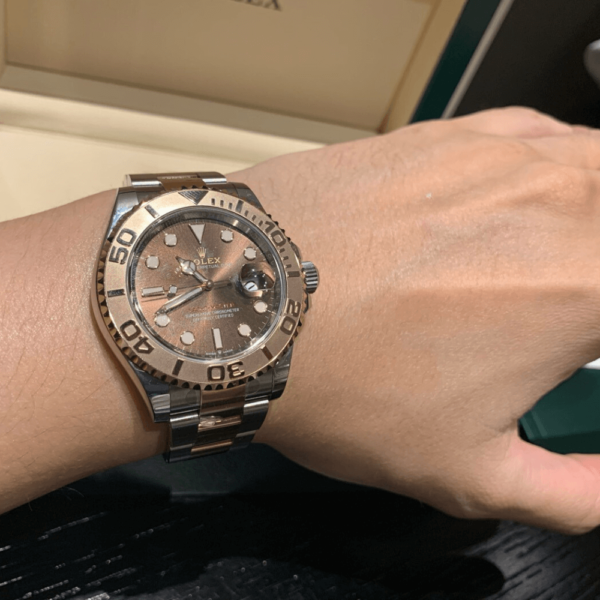Replica Rolex Yacht Master Oyster Two Tone - Everose Gold - Image 4