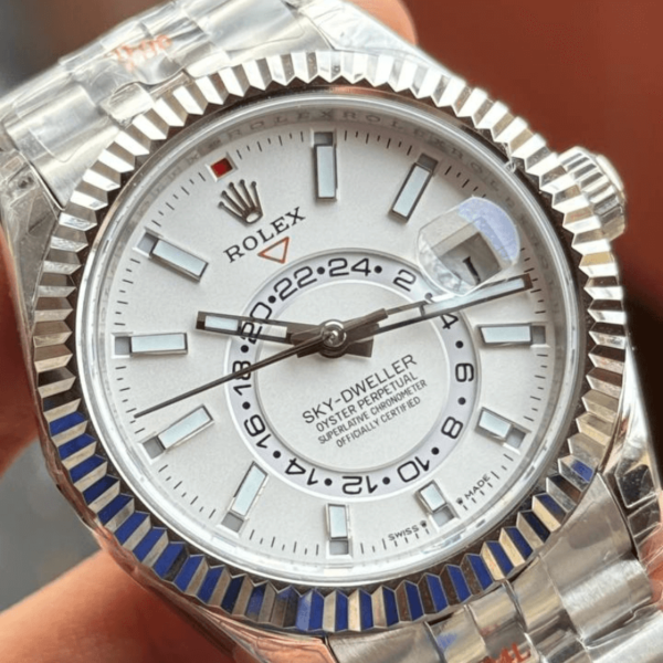 Rolex Replica Sky Dweller Jubilee – White Dial - Image 3