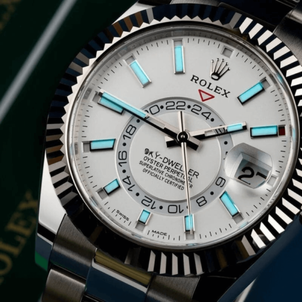 Rolex Replica Sky Dweller Jubilee – White Dial - Image 4