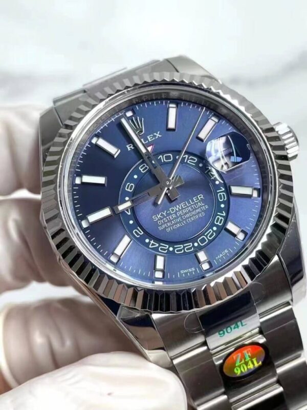 Rolex Replica Sky Dweller Oyster - Blue Dial - Image 2