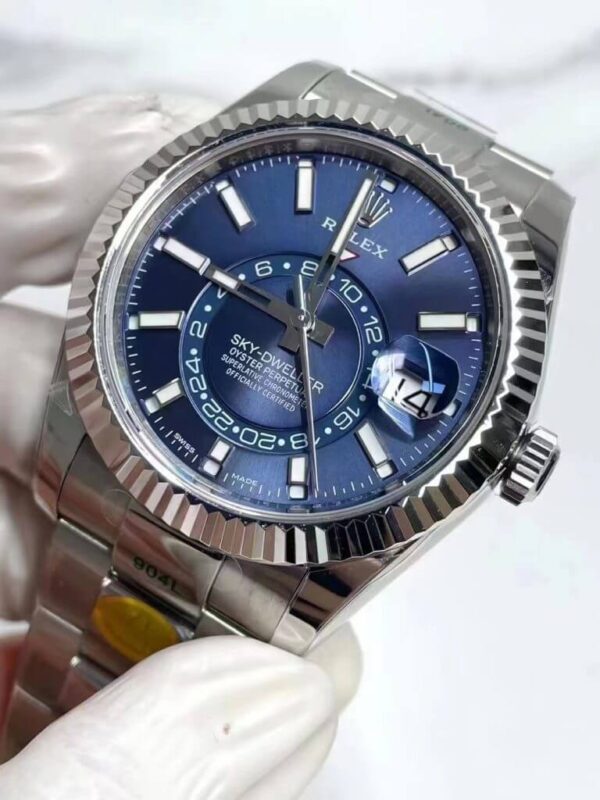 Rolex Replica Sky Dweller Oyster - Blue Dial - Image 3